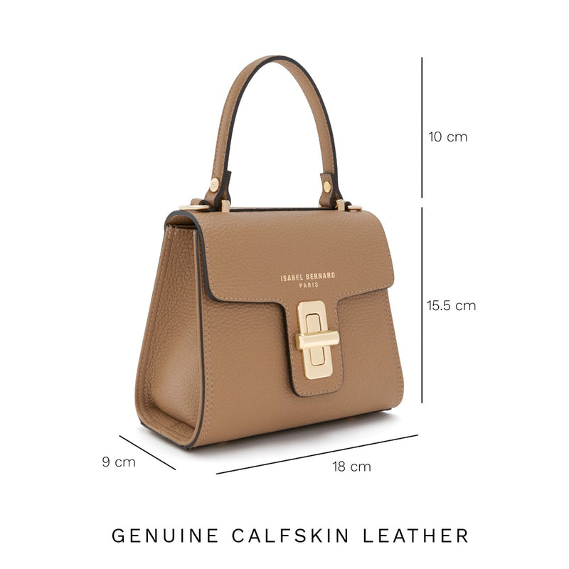 Isabel Bernard Femme Forte Simone Midi Handtasche Beige IB21126-072-zoom-