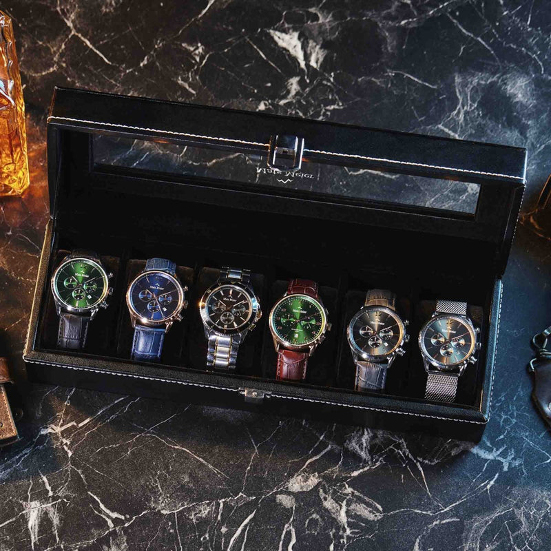 Mats Meier Mont Fort herren Uhrenbox Schwarz MM-Watchbox-1915-zoom-