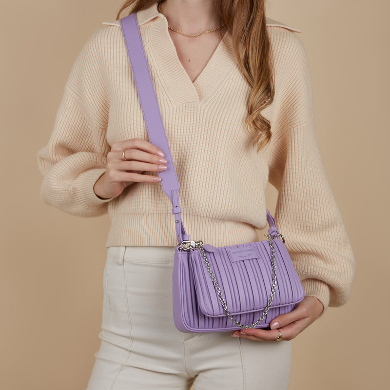 Emporio Armani damen Schultertasche Violett Y3H317-YWQ4E-80264-zoom-