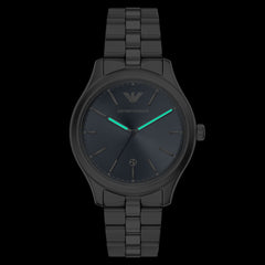 Emporio Armani Round Blue Dial Watch AR11748