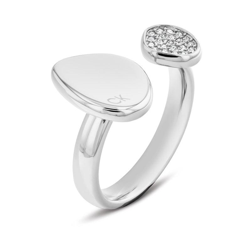 Calvin Klein Silberfarbene Ring CJ35000319-52-zoom-