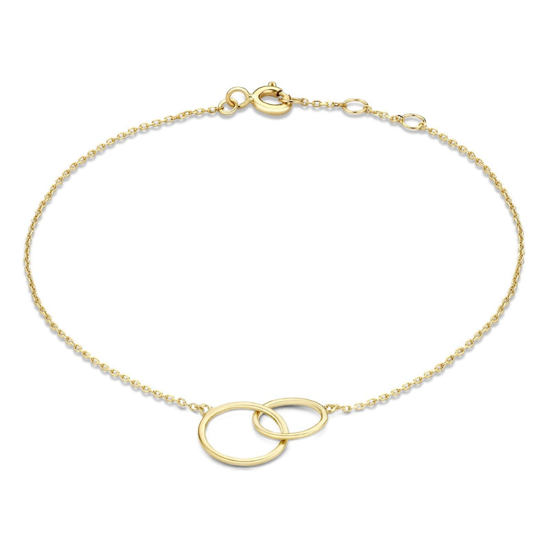 Isabel Bernard Cadeau d'Isabel 14 Karat | Gold Halskette und Armband Geschenksets IB90130-zoom-