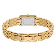 Michael Kors Essex Rectangular Gold Dial Watch MK4997