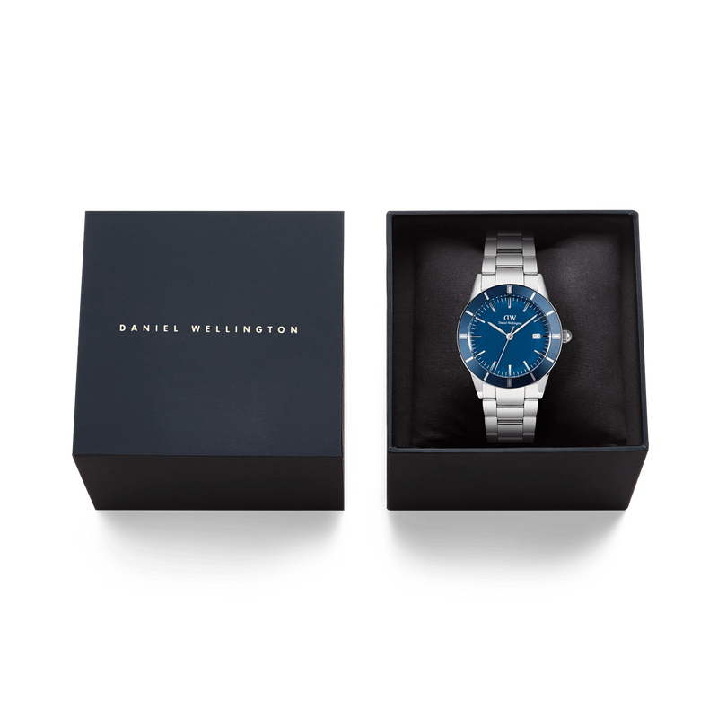 Daniel Wellington Iconic Paradigma Blu Arctic Enamel Herrenuhr DW00100820-zoom-
