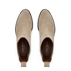Isabel Bernard Vendôme Chey Beige Suède Chelsea Boots IB53000SS-174-37