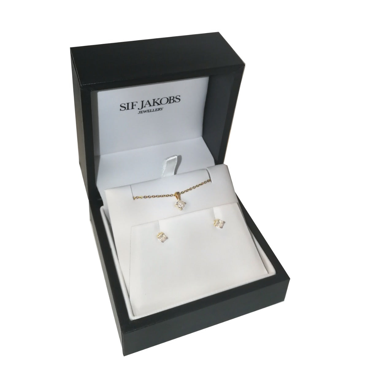 Sif Jakobs 14 karat gold plated Gift Set SJ-P4MRDE3MRD-YG-CZ