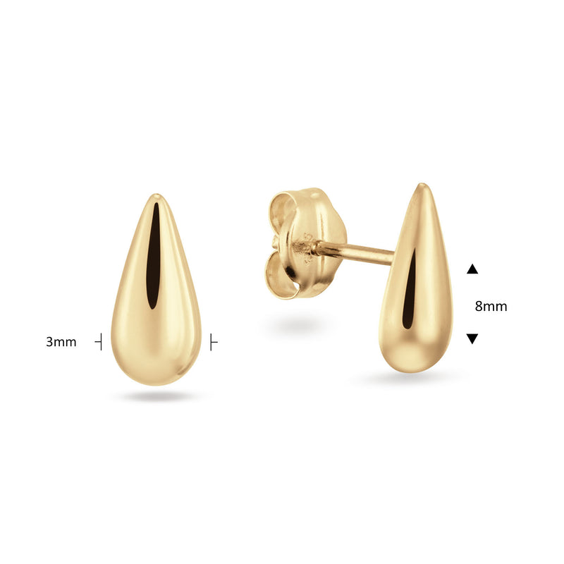 Jackie Gold San Polo Ohrstecker Aus 14 Karat Gold 585 JKE25.306-zoom-