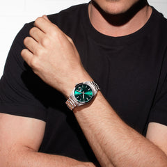 Olympic Louis Silver and Green Men's Watch OL75HSS001