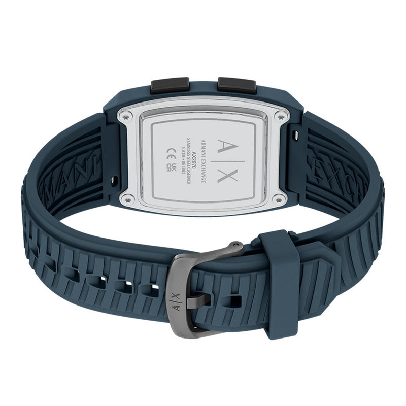 Armani Exchange Oval Black Dial Watch AX2970-zoom-