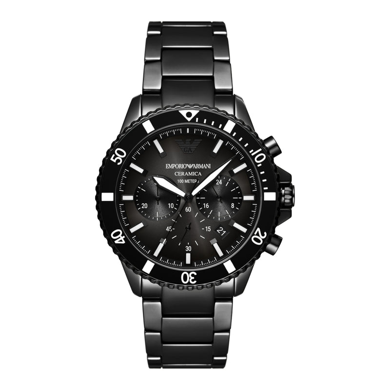 Emporio Armani herren Uhr Schwarz AR70010-zoom-
