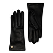 Isabel Bernard Honoré Eleanor Schwarz Ziegenfell Leder Handschuhe IB67000-301-