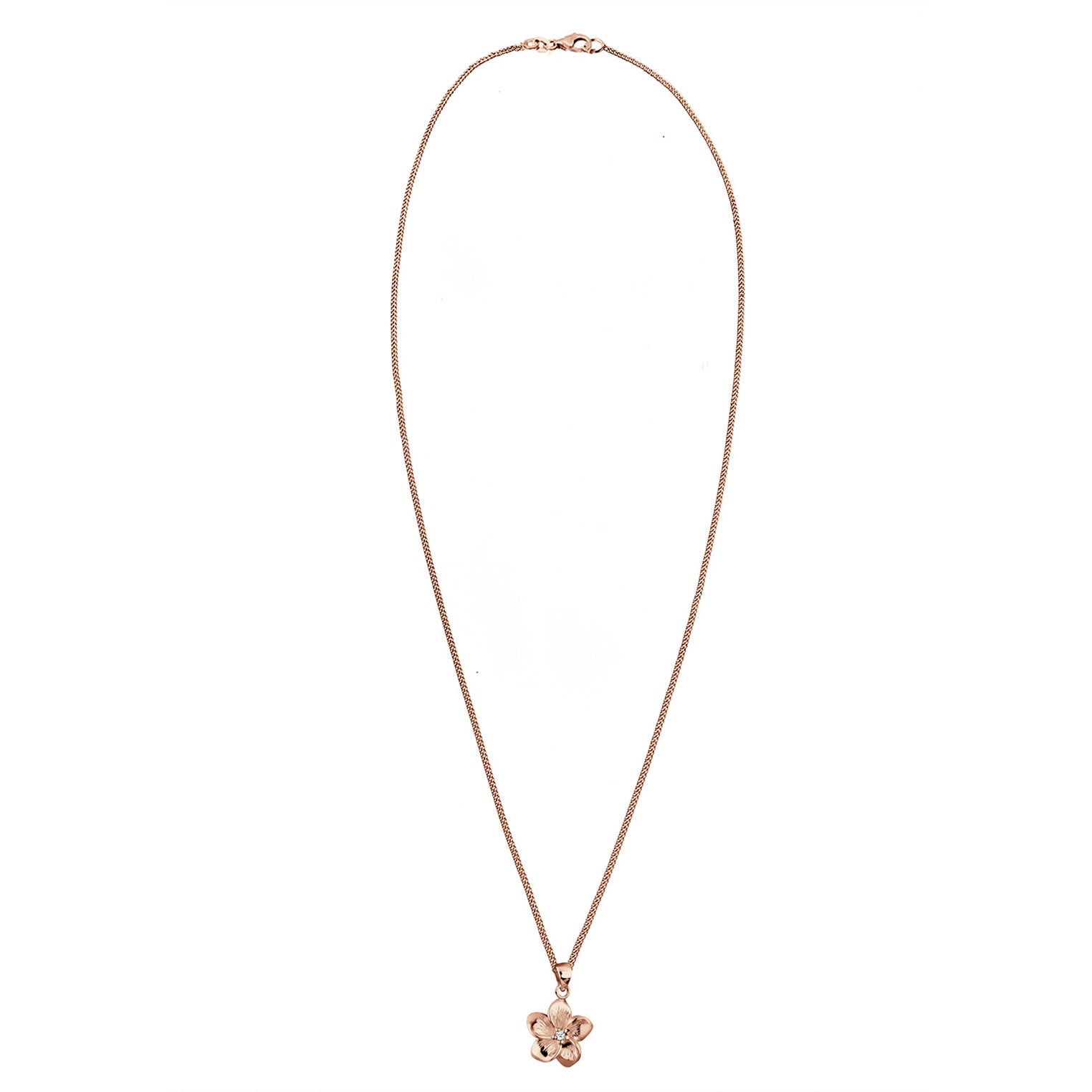 Elli 925 Sterling Silver Necklace with Diamond (0.03 ct) 2004-BF-0007564-001