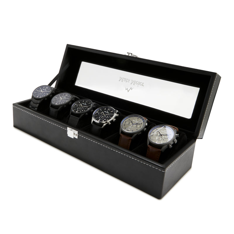 Mats Meier Mont Fort herren Uhrenbox Schwarz MM-Watchbox-1915-zoom-