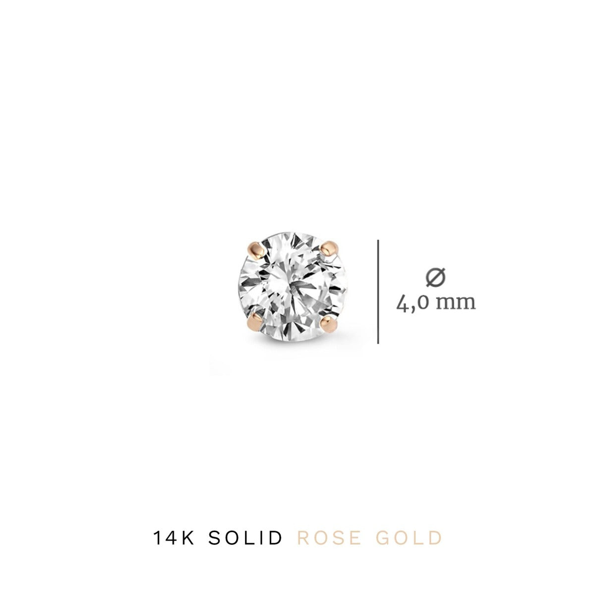 Isabel Bernard Cadeau d'Isabel 14 Carat Rosegold Earparty giftset IB90055