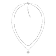 Tommy Hilfiger Edelstahl Silberfarbenes Damen Halskette TJ2781009