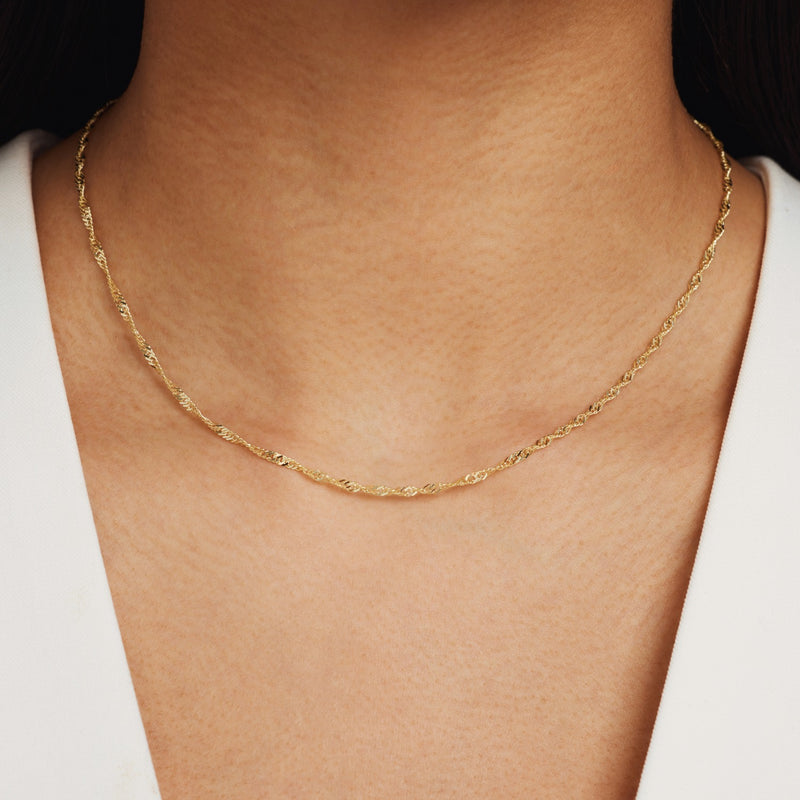 Isabel Bernard Rivoli Lilou 14 Karat | Gold Halskette IB340113-zoom-