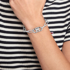 Tommy Hilfiger Jewels Monogram Silver-coloured Bracelet TJ2780728