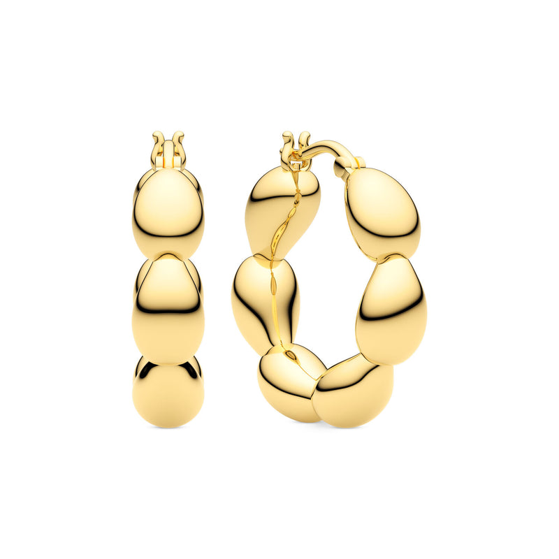 Sif Jakobs Gold Plated Goccia Cerchietto Piccolo Earrings SJ-E2596-YG-zoom-