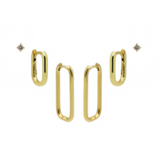 Karma 925 Sterling Silberen Goldfarbene Sun Kissed Earparty EPV06GP