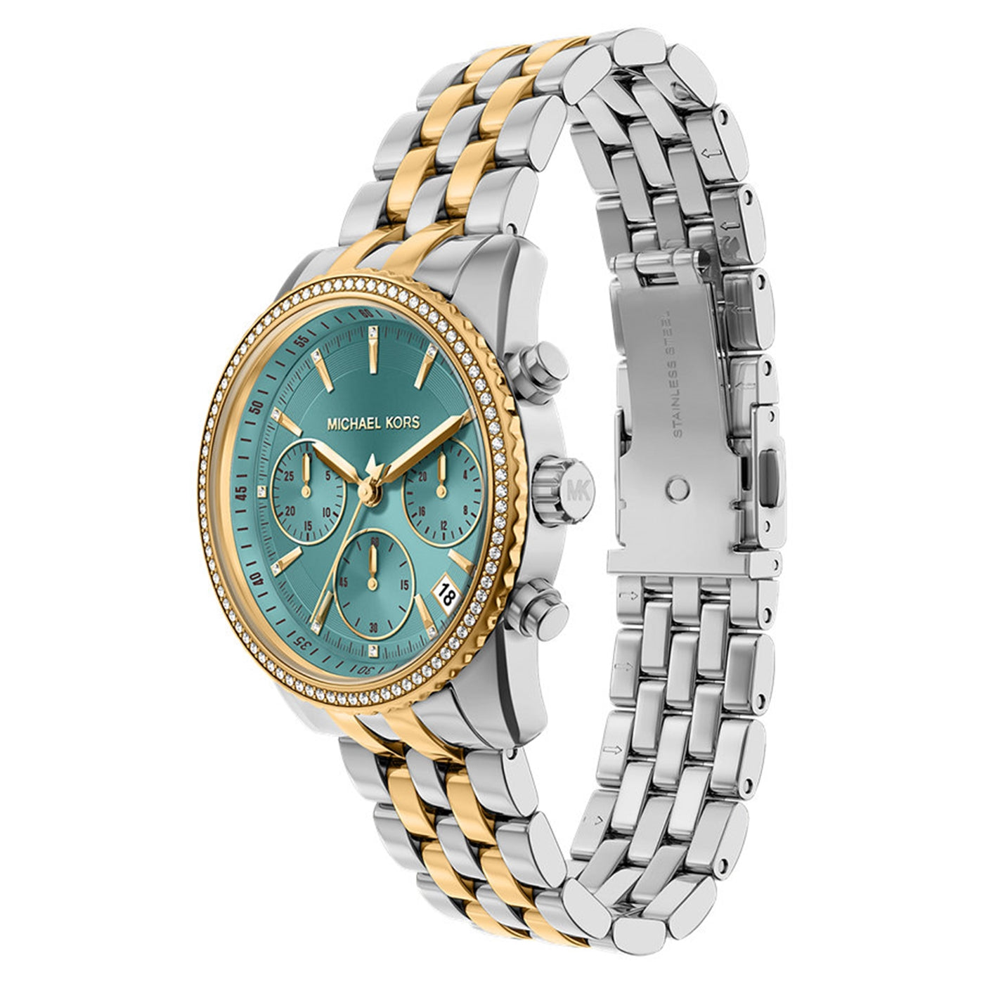 Michael Kors Bryant Round Blue Dial Watch MK7582