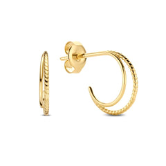 Jackie Gold 14 karat gold Hoop Earrings JKE20.035