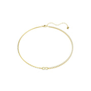 Swarovski Matrix Tennis Halskette in Goldoptik 5747717