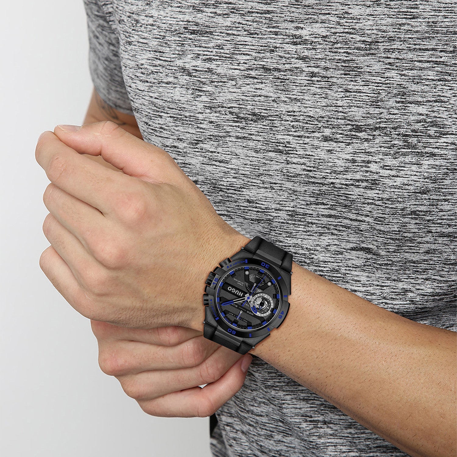 Hugo Boss HUGO #WILD Zwart Heren Horloge 2002-HU1530341