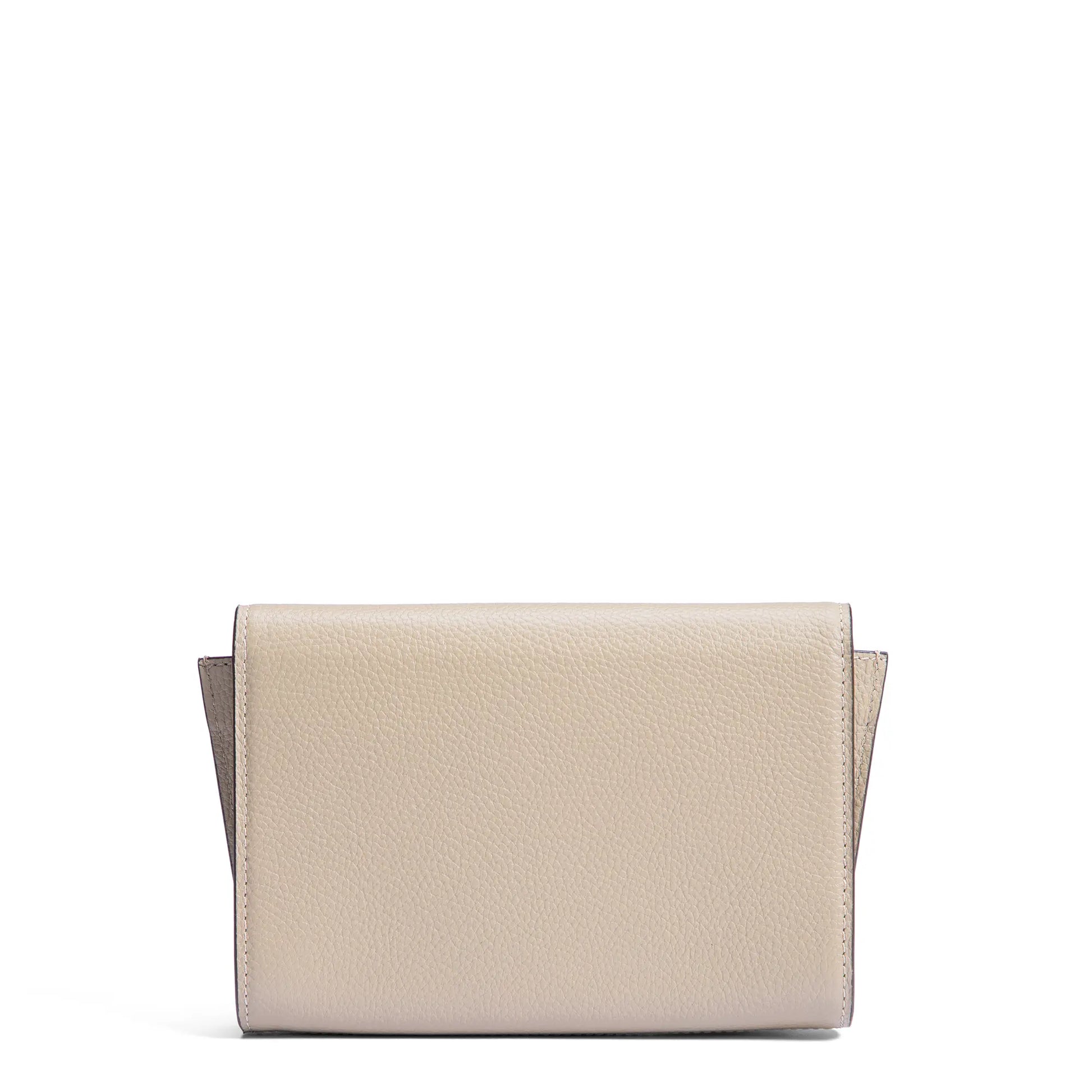 Isabel Bernard Honoré Lina Beige Clutch With Detachable Shoulder Chain IB21135-072