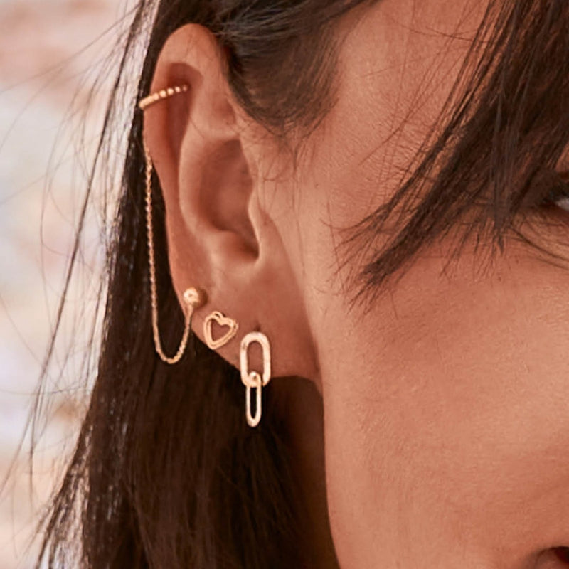 Jackie Gold Cannaregio 14 Karat Gold Drop earrings JKE24.462-zoom-