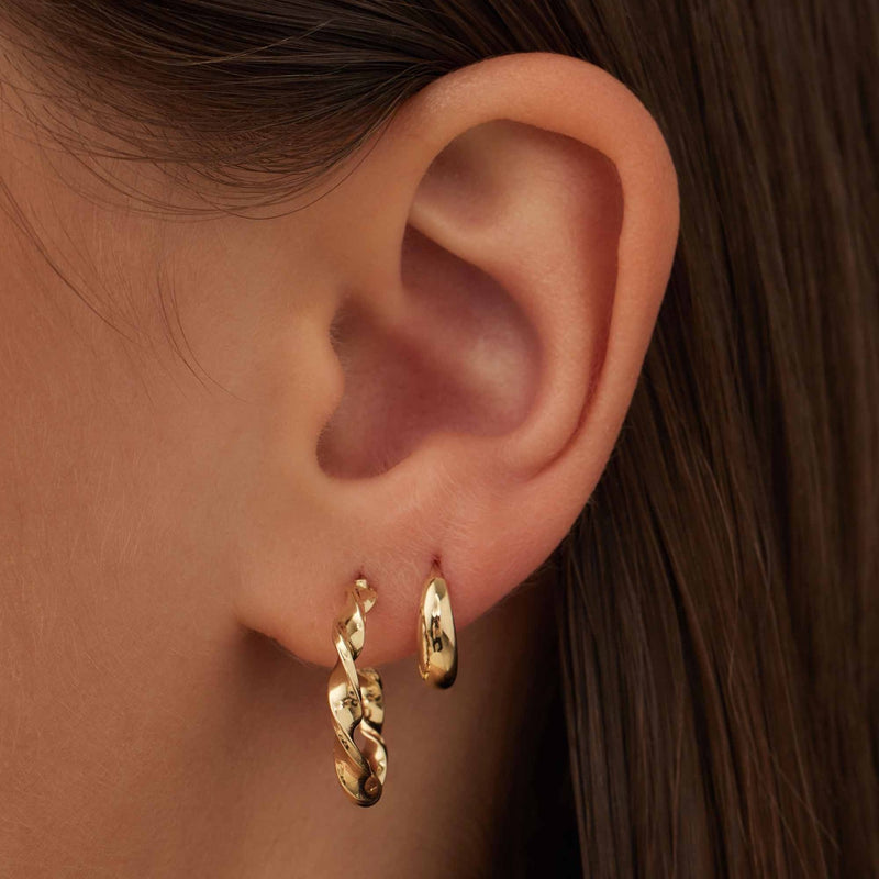 Isabel Bernard Cadeau d'Isabel 14 Karat Gold Ohrring-Set IB90176-zoom-