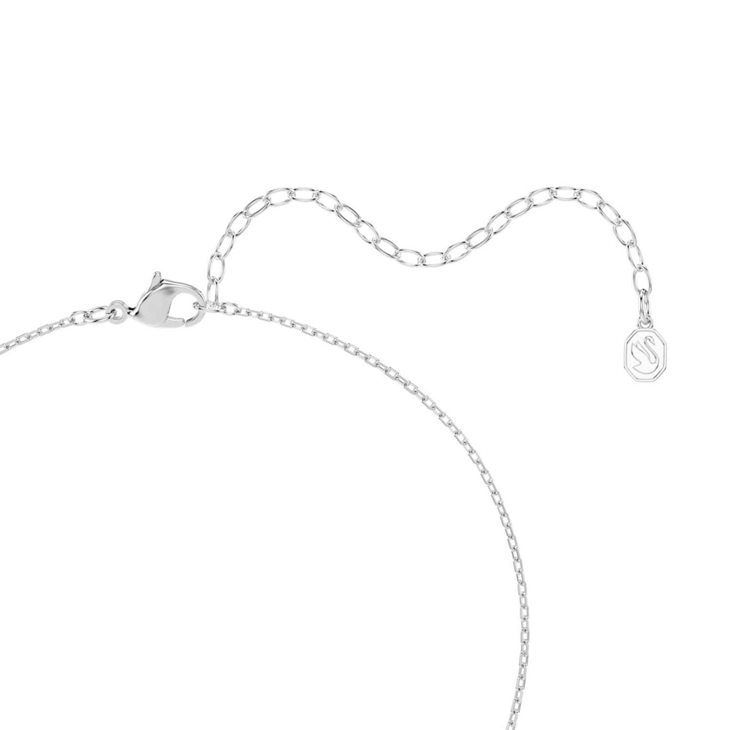 Swarovski Una Angelic Cushion Silver-Tone Necklace 5754340