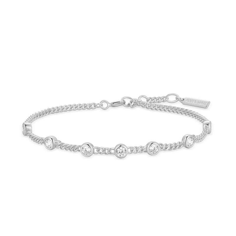 Ania Haie Melodic Poet Silver Multi Station Chain Bracelet S AH-B066-05H-zoom-
