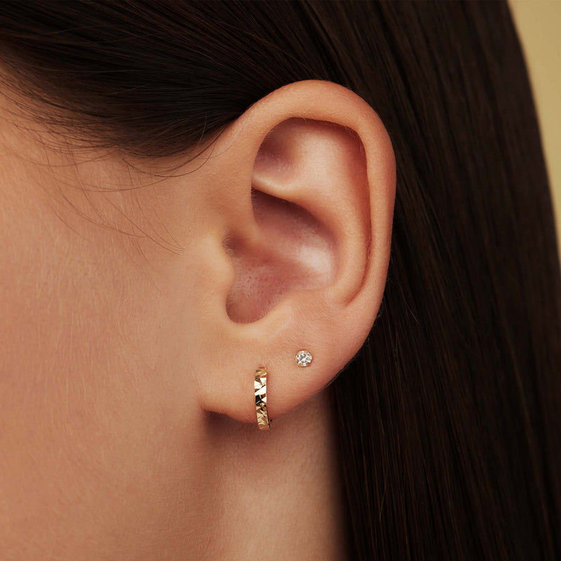 Isabel Bernard Le Marais De Buci 14 Karat | Gold Ohrstecker IB360234-zoom-