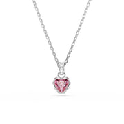 Swarovski Chroma Halskette in Silberoptik mit rosa Akzenten 5757789