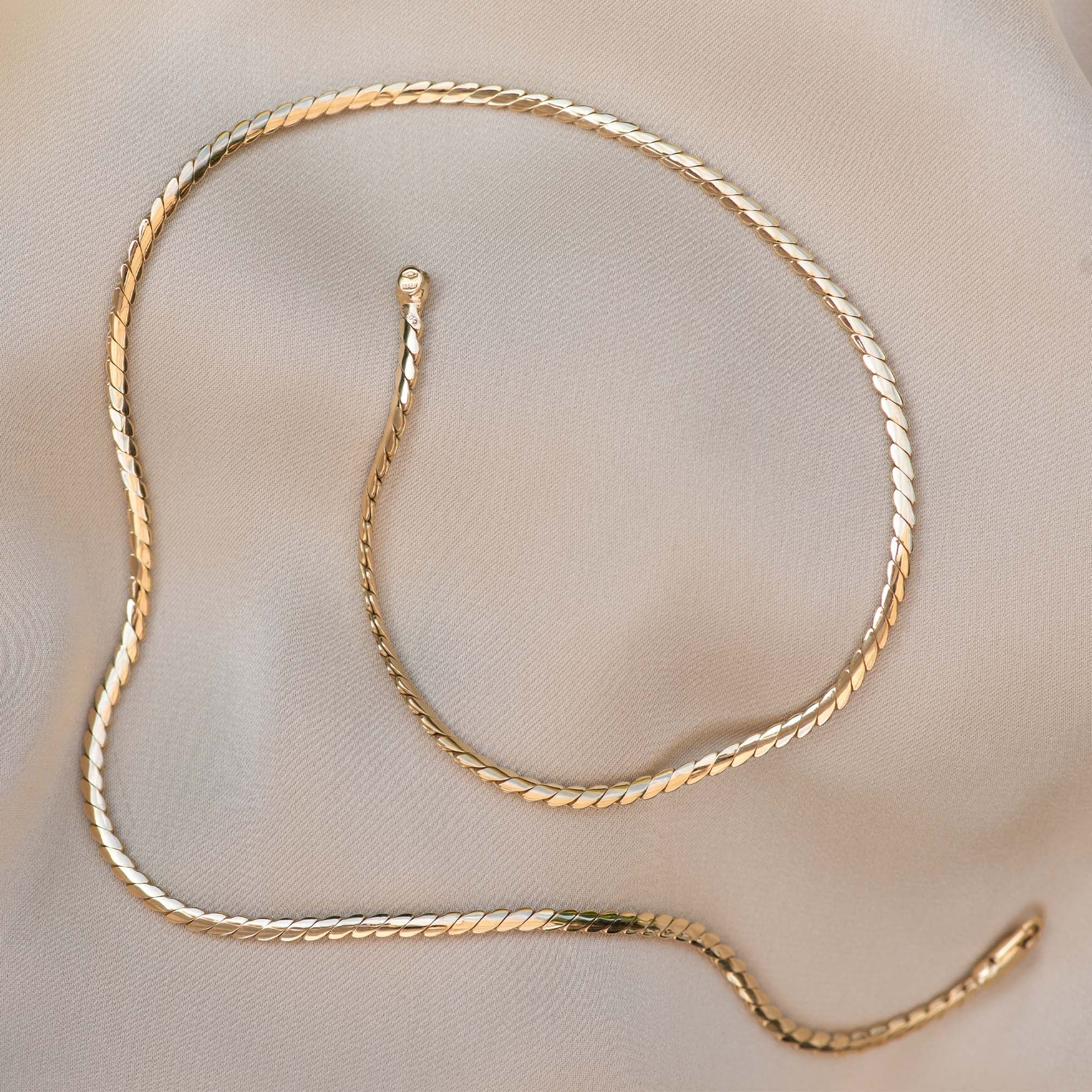 Isabel Bernard Aidee Céleste 14 Carat Golden Necklace IB340081