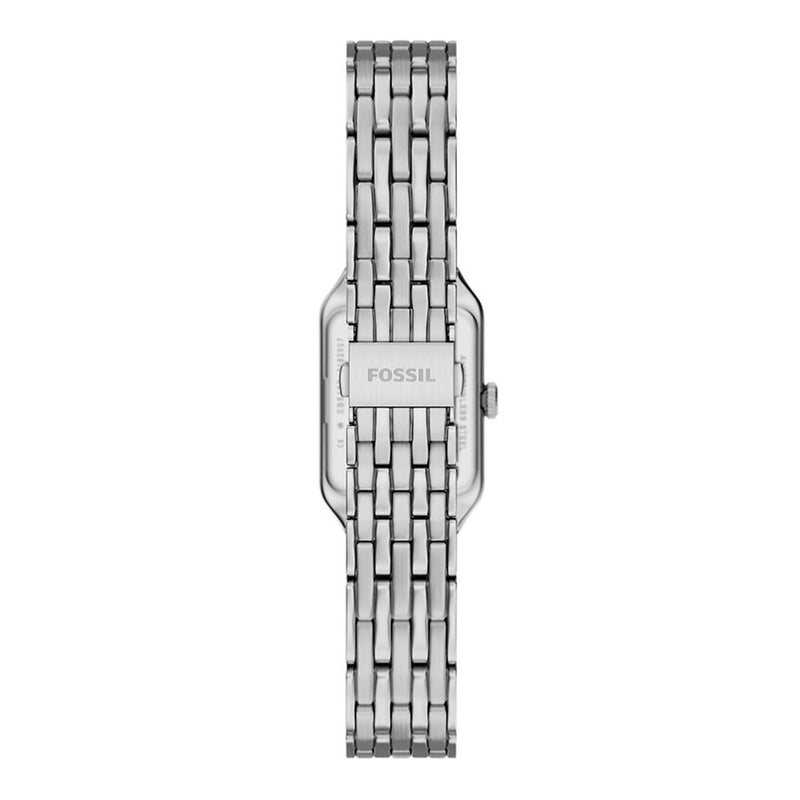 Fossil Raquel Rectangular White Dial Watch ES5469-zoom-