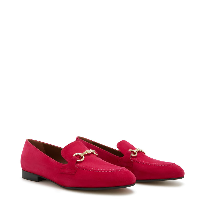 Isabel Bernard Vendôme Fleur Fuchsia Suede Loafers IB51100-155-36-zoom-