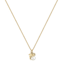 Elli 925 Sterling Silver Pearl Necklace with Pearl 2004-BF-0007825-002