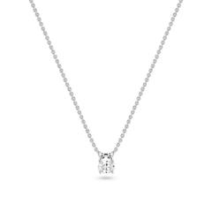 Sif Jakobs 925 Sterling Silver Ovale Necklace SJ-N2744-CZ