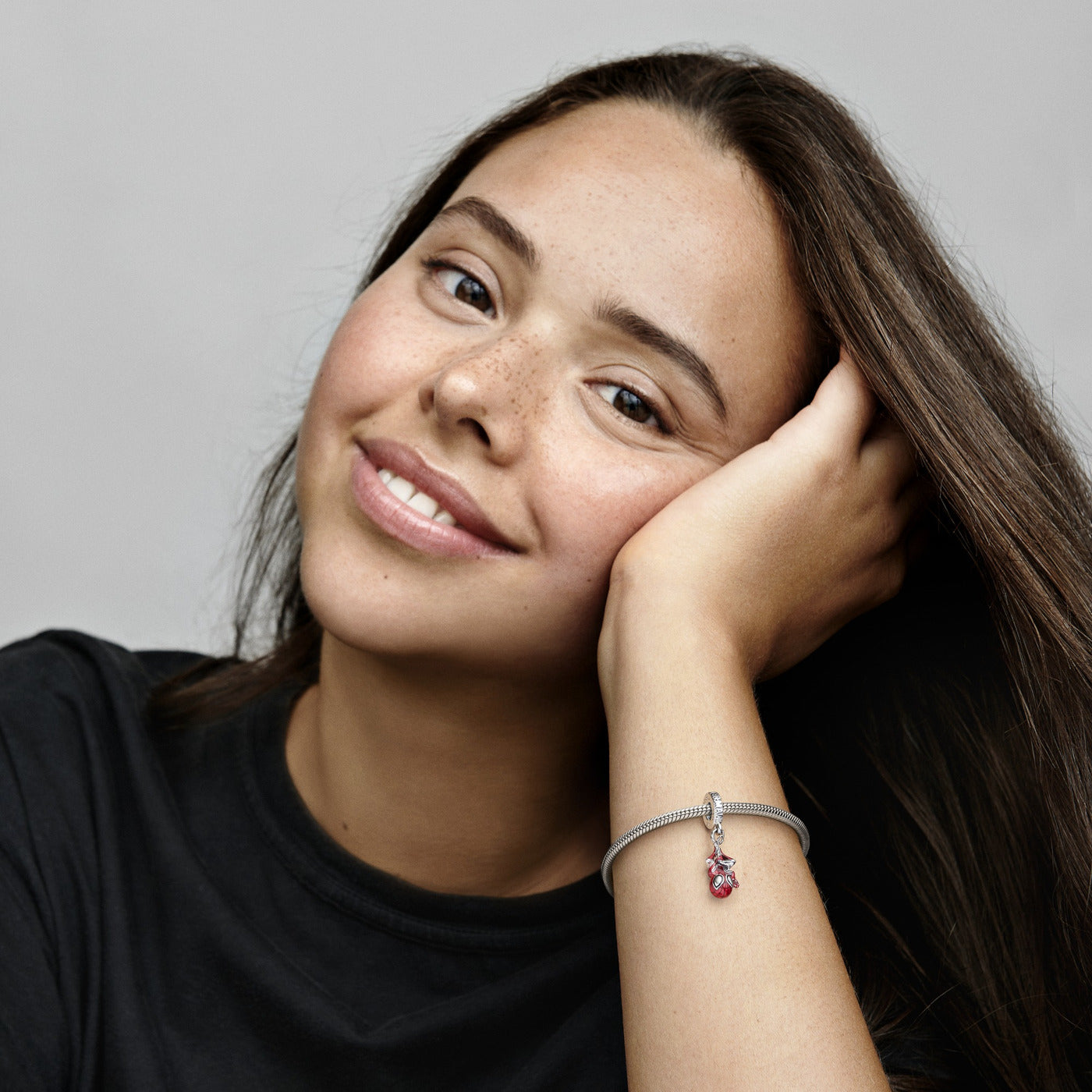 Pandora Marvel 925 Sterling Silver Marvel Hanging Spider-Man Charm 792323C01