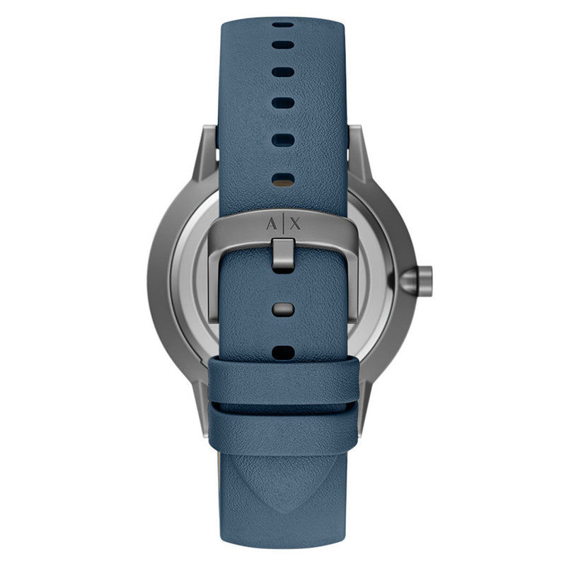 Armani Exchange Round Blue Dial Watch AX2767-zoom-