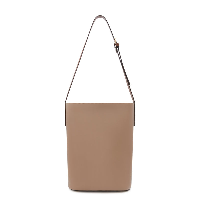 Isabel Bernard Honoré Lora Taupe Kalbsleder Umhängetasche IB25085-378-zoom-