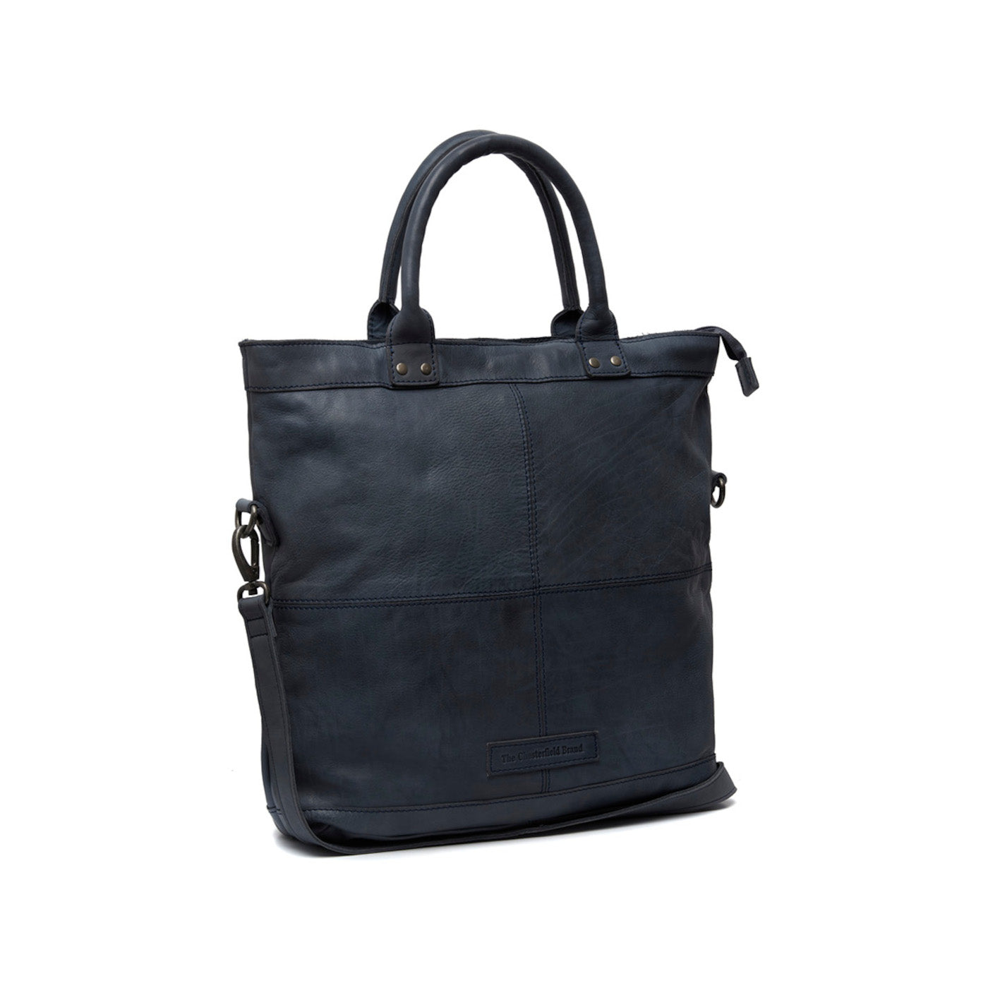 The Chesterfield Brand Ontario Blue Leather Shopper C38.019810