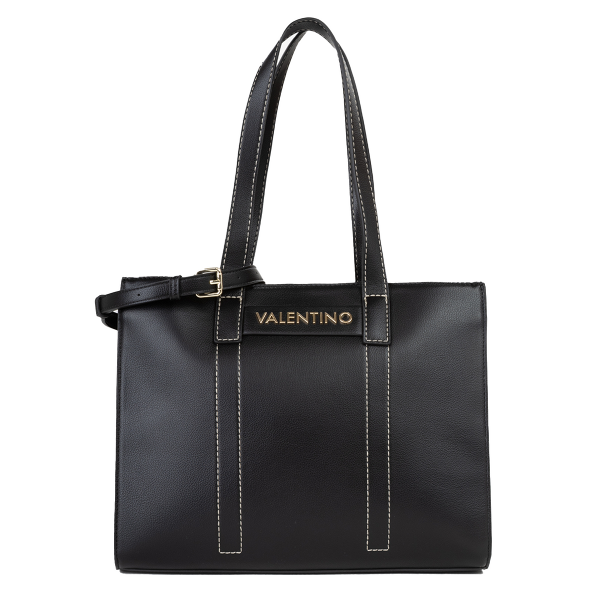 Valentino Bags Aury Re Black Shopper VBS9OB01NERO