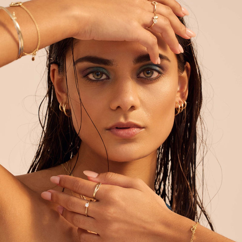 Beloro Jewels La Rinascente damen Creolen 375 Gold BO360064-zoom-