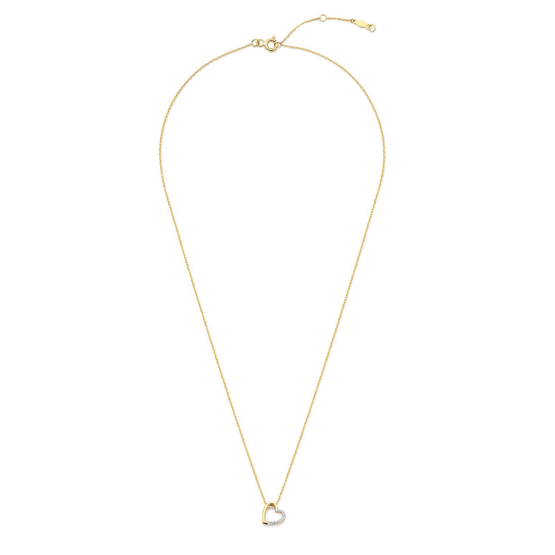 Isabel Bernard De la Paix Léna 14 Karat Goldkette mit Diamant 0.03 ct IBD350029-zoom-
