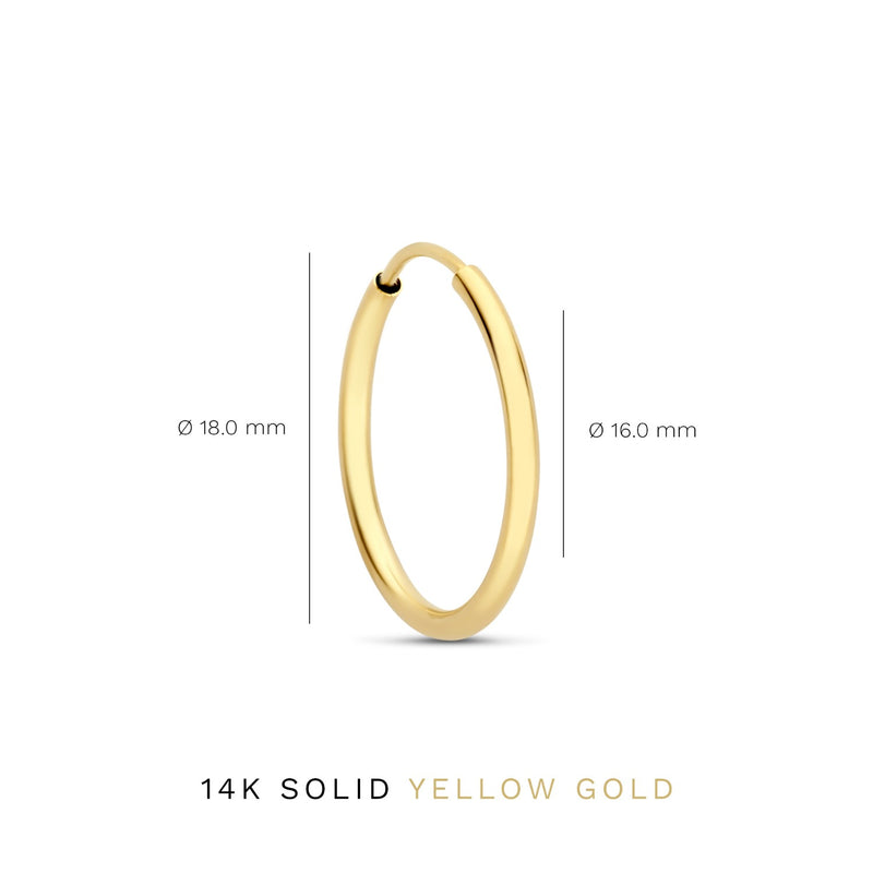 Isabel Bernard Cadeau d'Isabel 14 Karat | Gold Ohrringe Set IB90075-zoom-