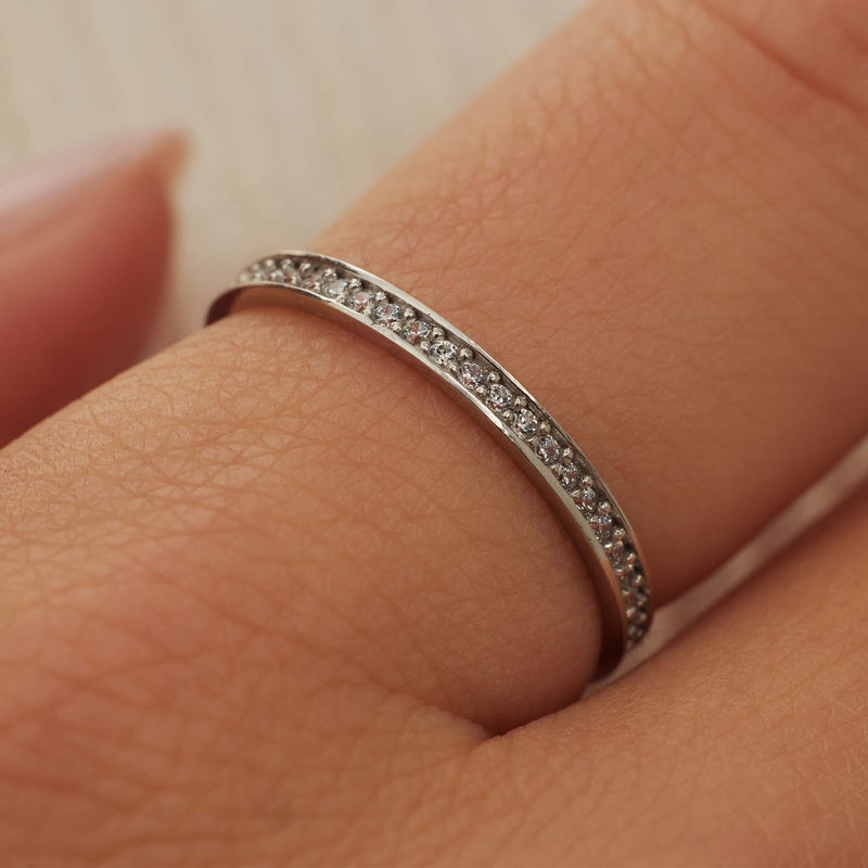 Isabel Bernard Saint Germain Merle 14 Karat | Weißgold Ring IB330052-60-zoom-
