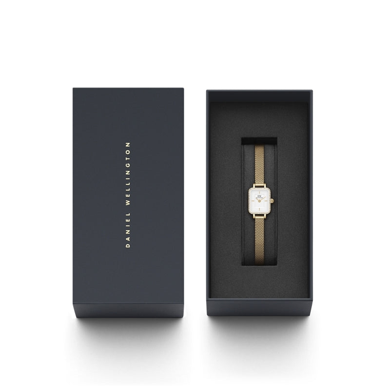Daniel Wellington Quadro Mini damen Uhr Gold DW00100730-zoom-