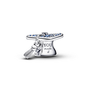 Pandora Moments Funkelnder Blauer 2026 Abschlusskappe Charm 794461C01